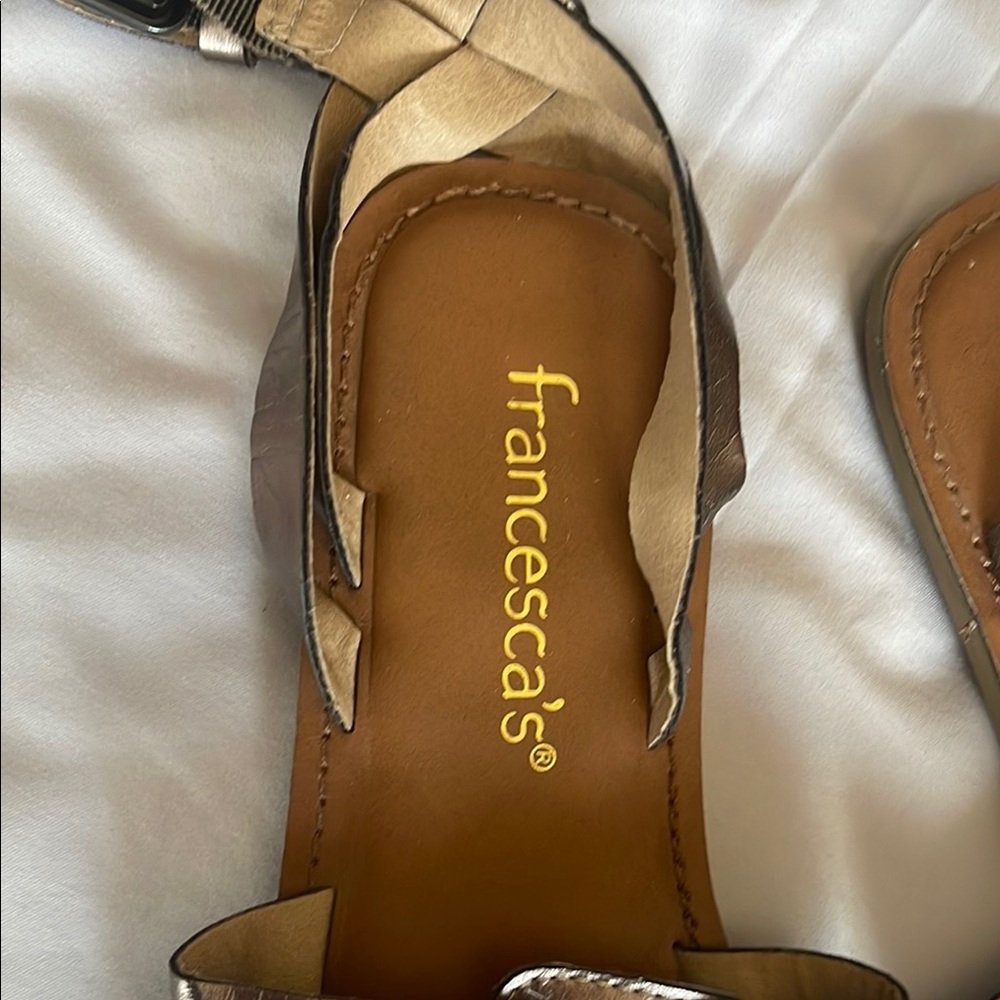 SAS Metallic Sandals - Picture 2 of 14
